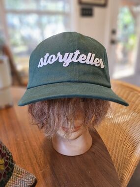 Brist Ghostranch The Art Of Storytelling "Storyteller" Green Cotton Hat Cap